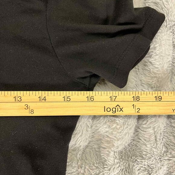 Old Navy T-Shirt Boys L Short Sleeve Black Go-Dry Active Athletic Football Tee - Picture 5 of 6